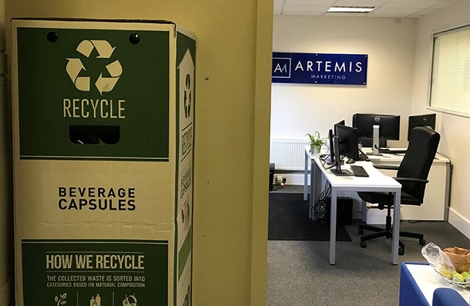Artemis coffee pod recycling
