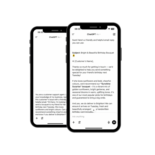 ChatGPT on iPhone