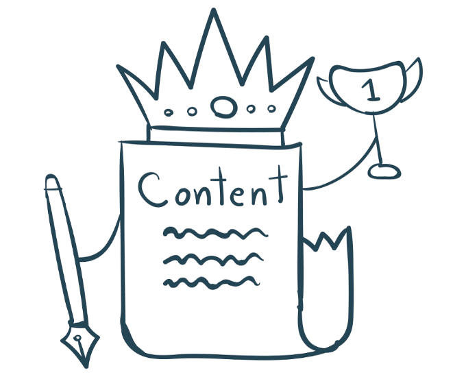 Content is King Illustration