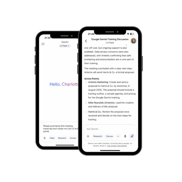 Google Gemini Training Phone Screen