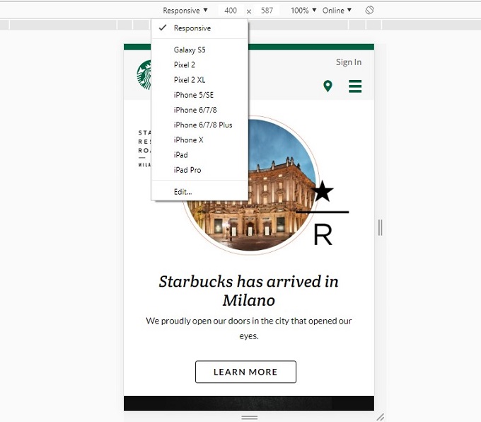 Starbucks ahrefs audit