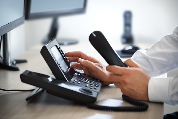 Making a call using a telephone keypad