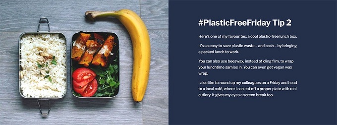 PlasticFreeFriday tip