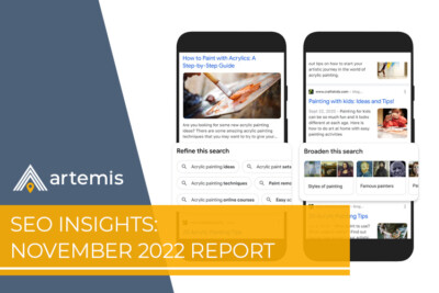 SEO Insights November 2022 Report featured image