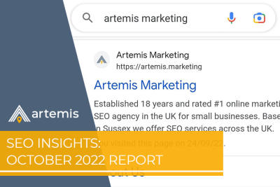 SEO Insights October 2022 Report image