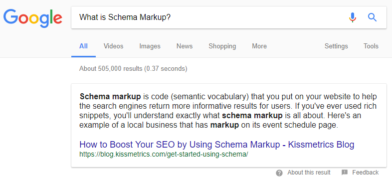 What is Schema markup?