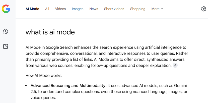 Google AI Mode