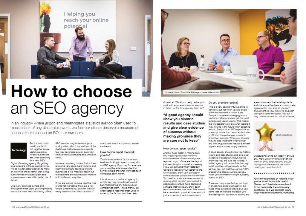 How to choose an SEO Agency